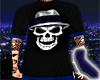 Cholo Skull Blk/Blue