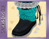 KIDS TEAL BOOTS