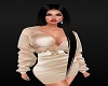 LV/F Ivory Silk Dress