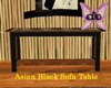 Asian Black Sofa Table