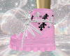 Pink Cross Snow Boots