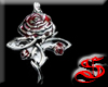 Bloody Silver Rose Neck