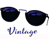 vintage blue sunglasses