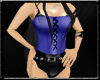 Blue corset body