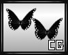 (CG) Butterflies Black
