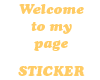Welcome to my page