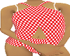 swimsuit gingham red