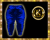 Metalic Blue Leather