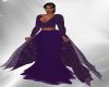 Elegant Purple Wed Dress