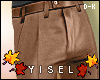Y. Cacao Pants D/K