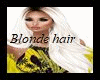 blonde hair