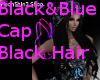 Black&Blue Cap &Hair