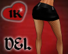 !!1K NET SKIRT BLACK DEL