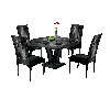black rose table