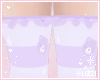♡ Bear Stockings Lilac