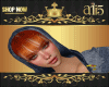 Ginger Hoodie Bangs