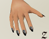 [Z]Small Hand Black Nail