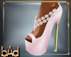 Pink Pearl Diamond Heels