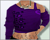 S| Purple leo Sweater