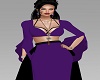 Black/Purple witch gown