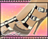 strappy black platforms