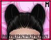 Onyx Cat Ear Hair