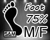 Foot Scale 75% M/F