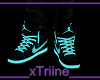 {T} Sneakers Light Blue