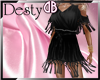 Black Tassle Dress