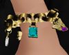 Gold Charms Bracelet