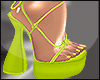 SEXY LIME SANDALS HEELS