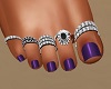 +PURPLE TOE RINGS+