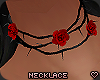 !A Thorned Choker Red