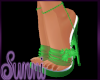 ( S ) Eve Heels Green