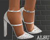 1920' white heels
