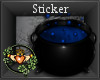 Witch Cauldron StickerBL