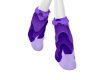Purple Ruffle Boots