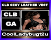 CLB SEXY LEATHER VEST