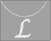 Letter L Necklace - F -