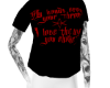 BMTH F Tee + Ink Red