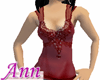 Embroidered Cami CRIMSON