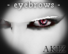 ]Akiz[ White T. Eyebrows