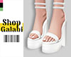 ❡ Ansara Heels White