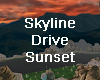 Skyline Drive Sunset