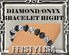 ! Diamond Onyx BraceletR