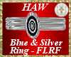 Blue & Silver Ring FLRF