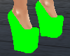 Lime Green Pumps