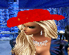 COWGIRL HAT RED