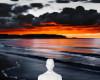 Black sands sunset bg
