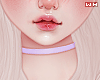 w. Simple Lilac Choker